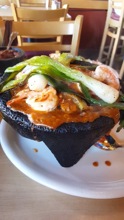 El Sinaloense - Sizzling molcajete!! Amazing! - Seafood Near Me - San Mateo, California