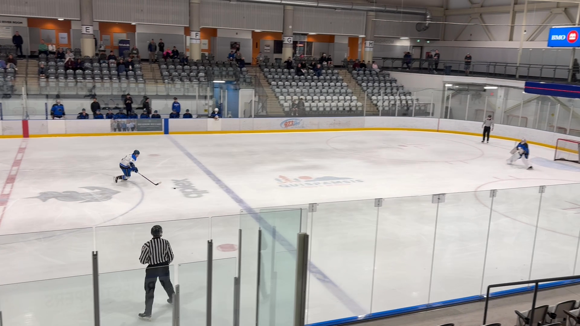 Pierce Brackett Penalty Shot Save from Saint John Seadogs Camp