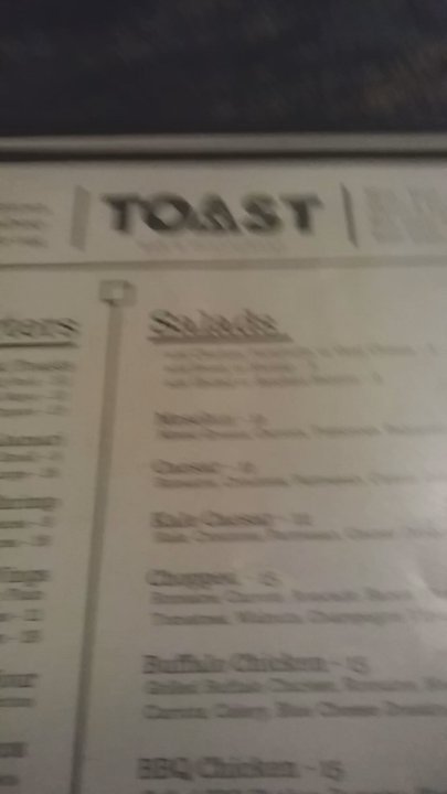 Toast - Just a little house white wine and red sangria.. - New American Near Me - New York, New York