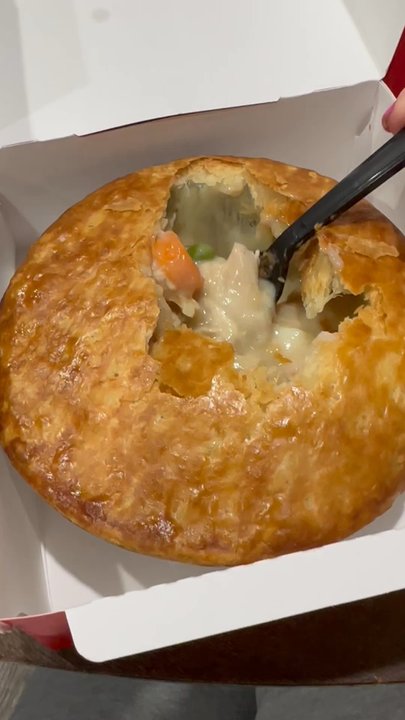 KFC - Fresh, savory chicken pot pie  for dinner. - Fast Food Near Me - Lockeford, California