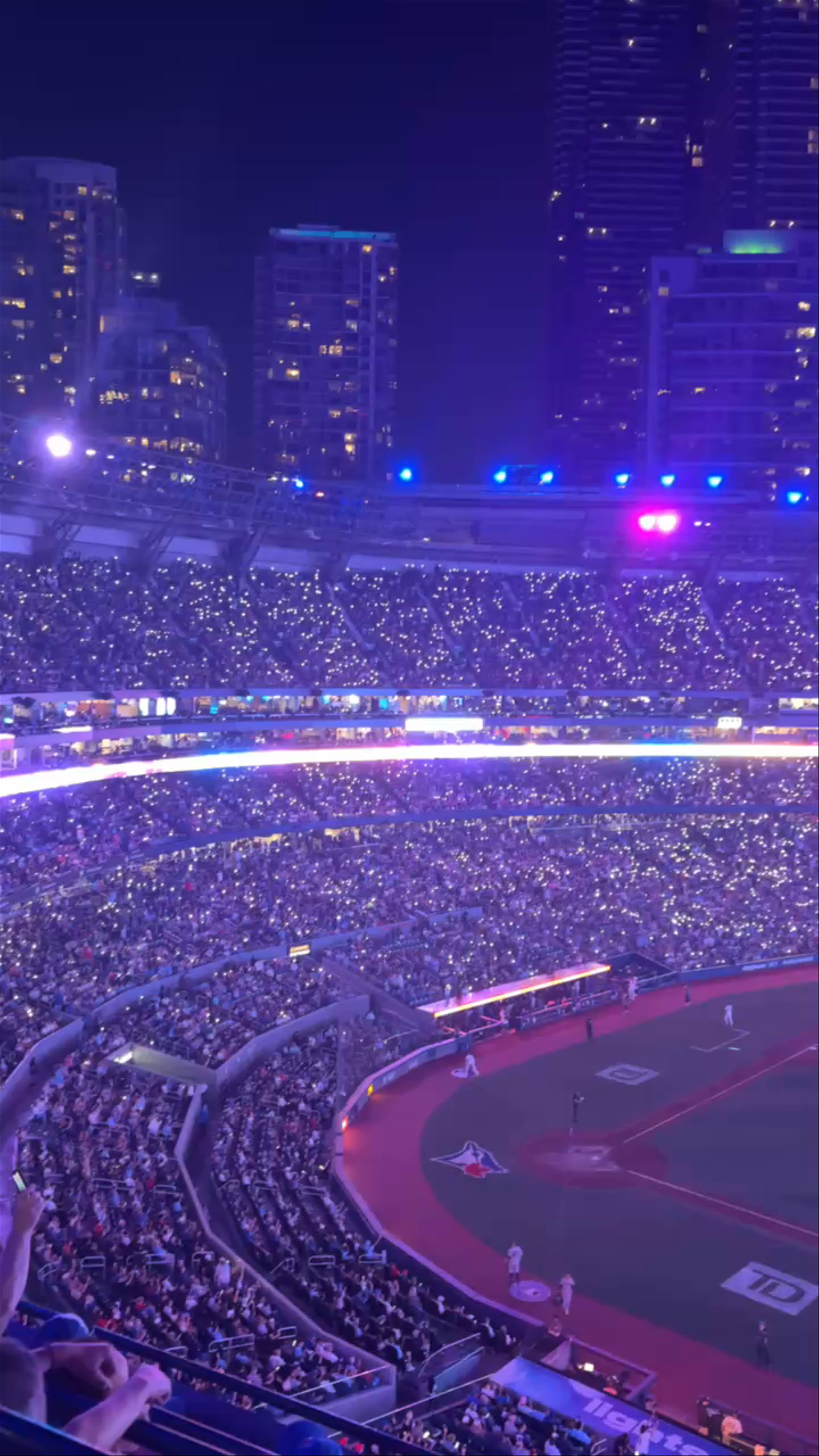 Night Game at Rogers Centre: Toronto Blue Jays Baseball Experience