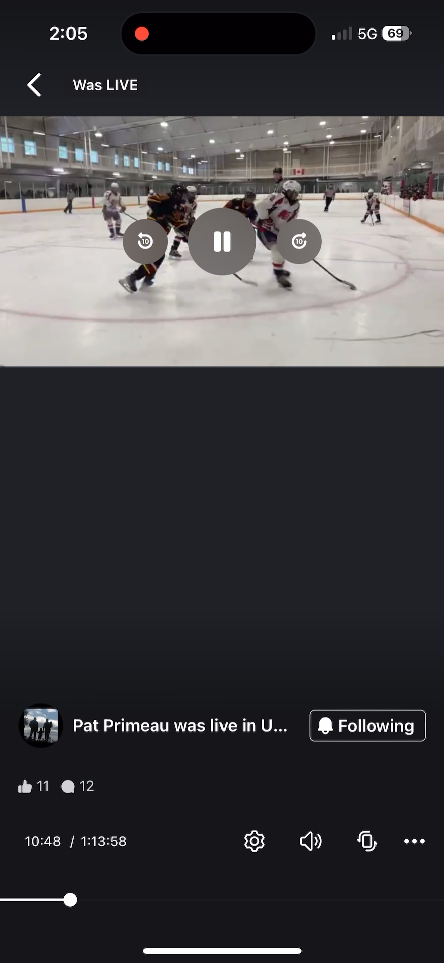 Ross Fay's Stunning Bar Down Goal - North Bay Trappers U15 AAA