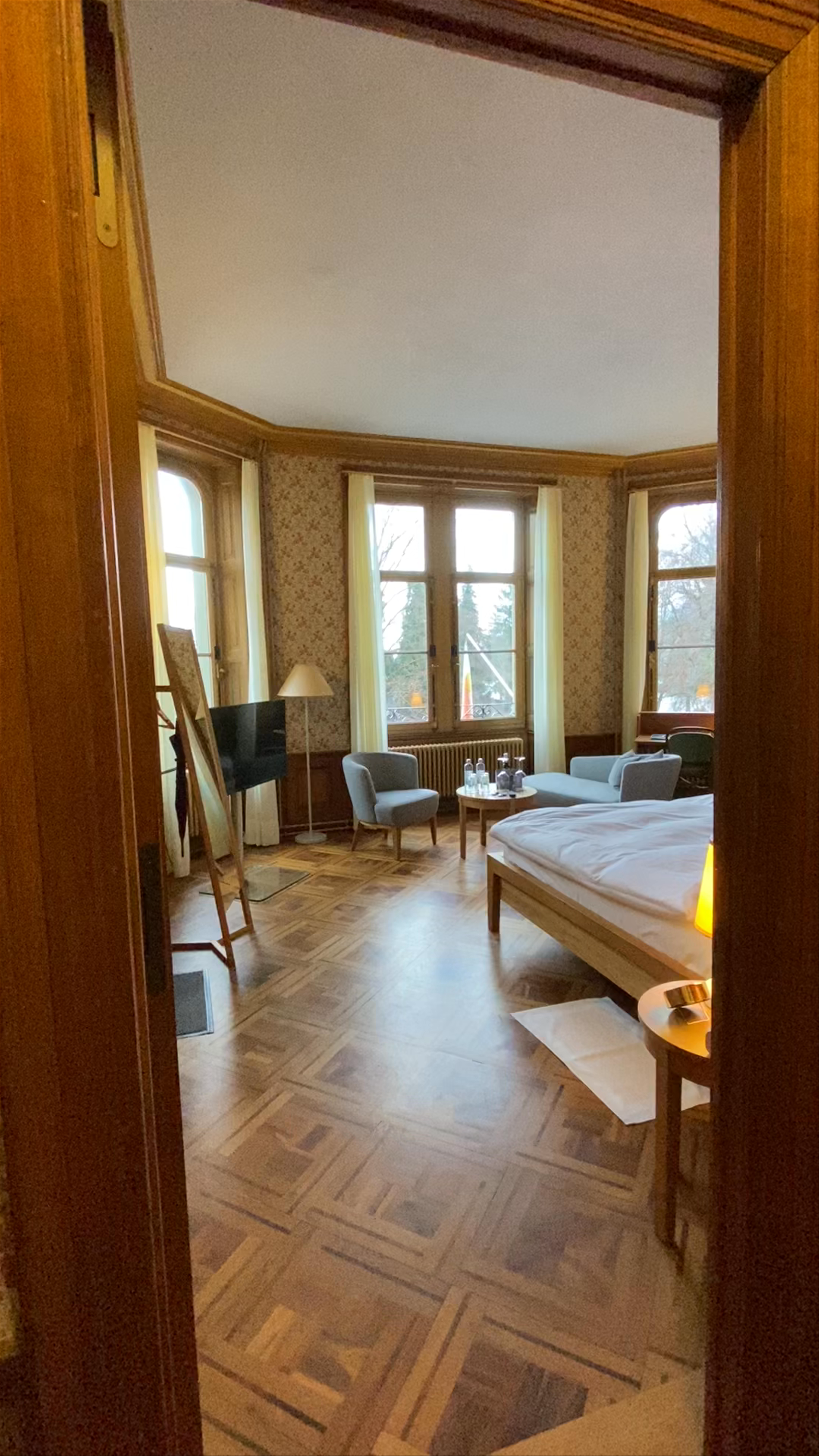 Charming Historic Room at Schloss Schadau in Thun, Switzerland