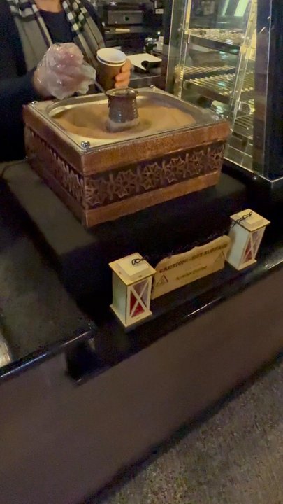 Cabana do Cafe - Turkish Coffee in the making - Cafes Near Me - Hillsboro, Oregon