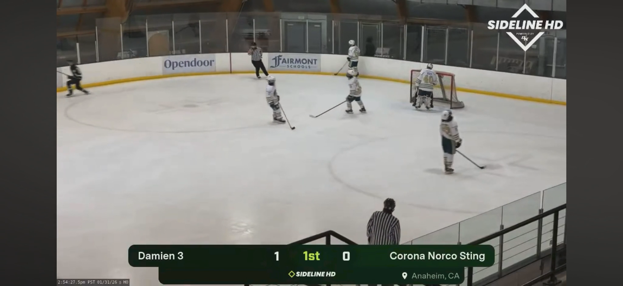 Jeffrey Foht Jr. Scores a Dazzling Glove Side Goal for CNUSD Stingrays