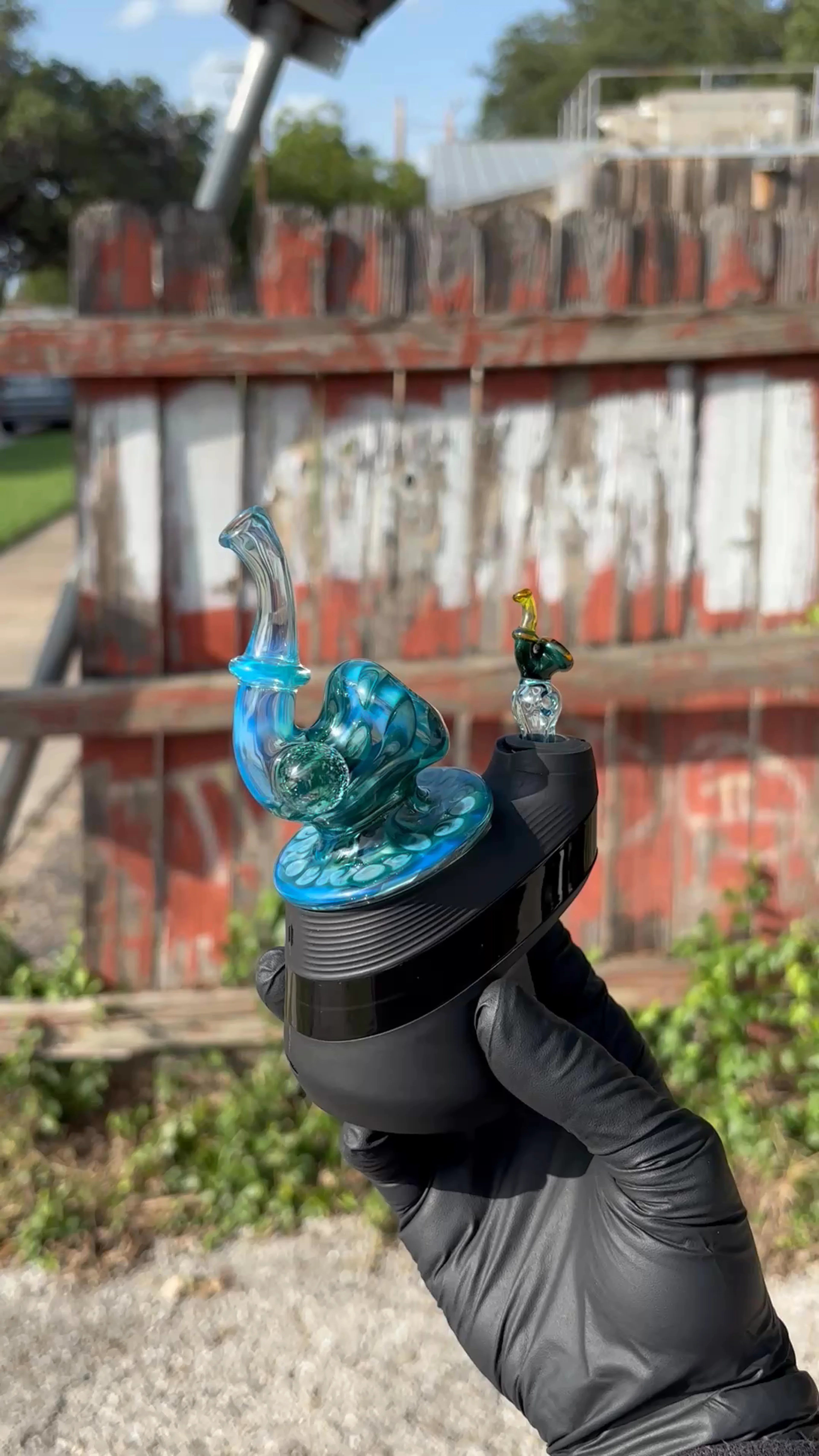 Preview pic of Indo x Geoff x Jmass puffco dry top & joystick