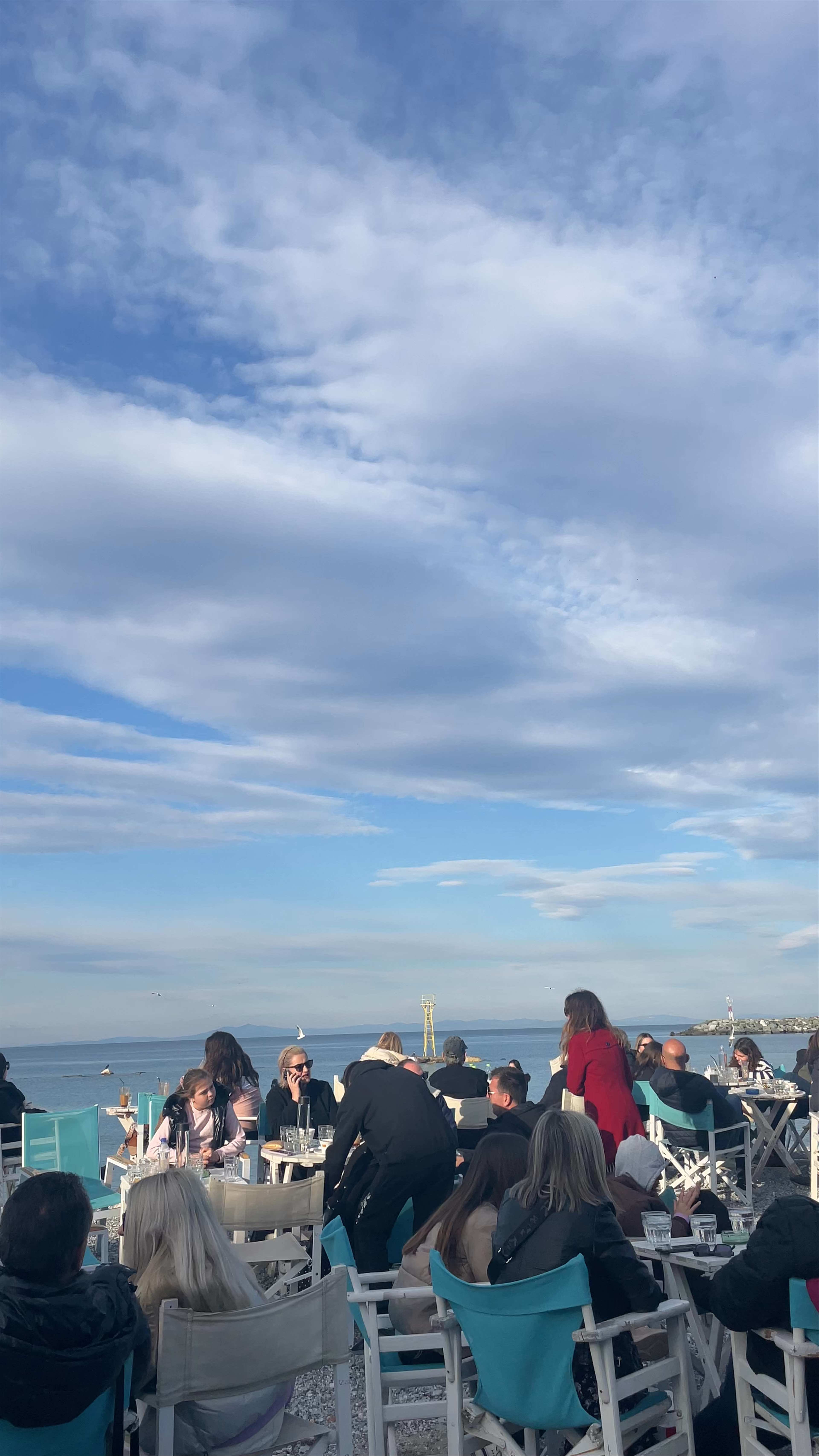 Seaside Social Vibes at Nammos Beach, Platamonas, Greece