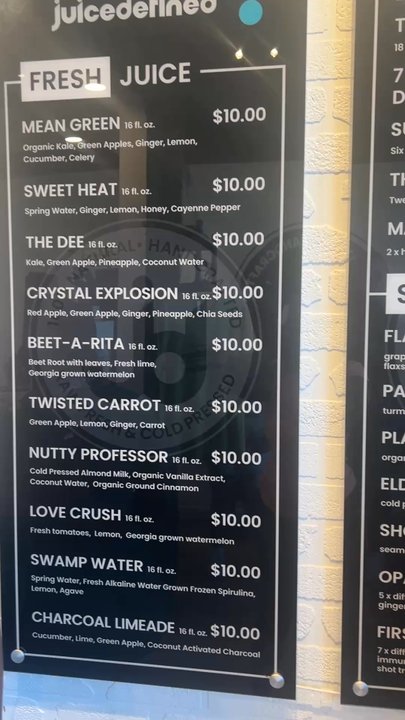 JuiceDefined - Juice Bars & Smoothies Near Me - Opa Locka, Florida