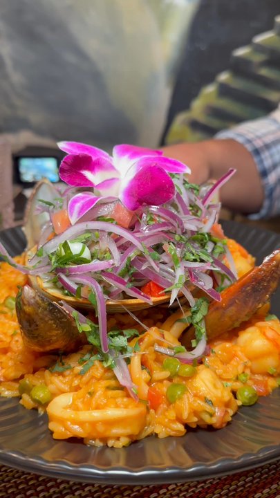 Coracora - We had Fish & Shrimp Ceviche, Arroz Tapa'o - Latin American Near Me - West Hartford, Connecticut