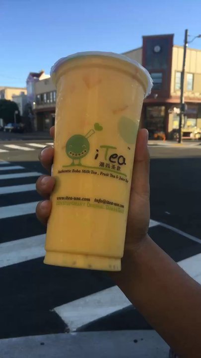 i-Tea - I can't get enough of iTea's Mango Sago! - Tea Rooms Near Me - San Francisco, California