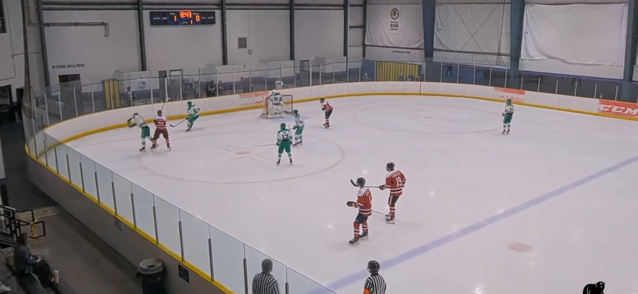 Ryder Bisson's one-timer awareness & availability vs Dallas Stars | Brookline Whalers 18U AAA