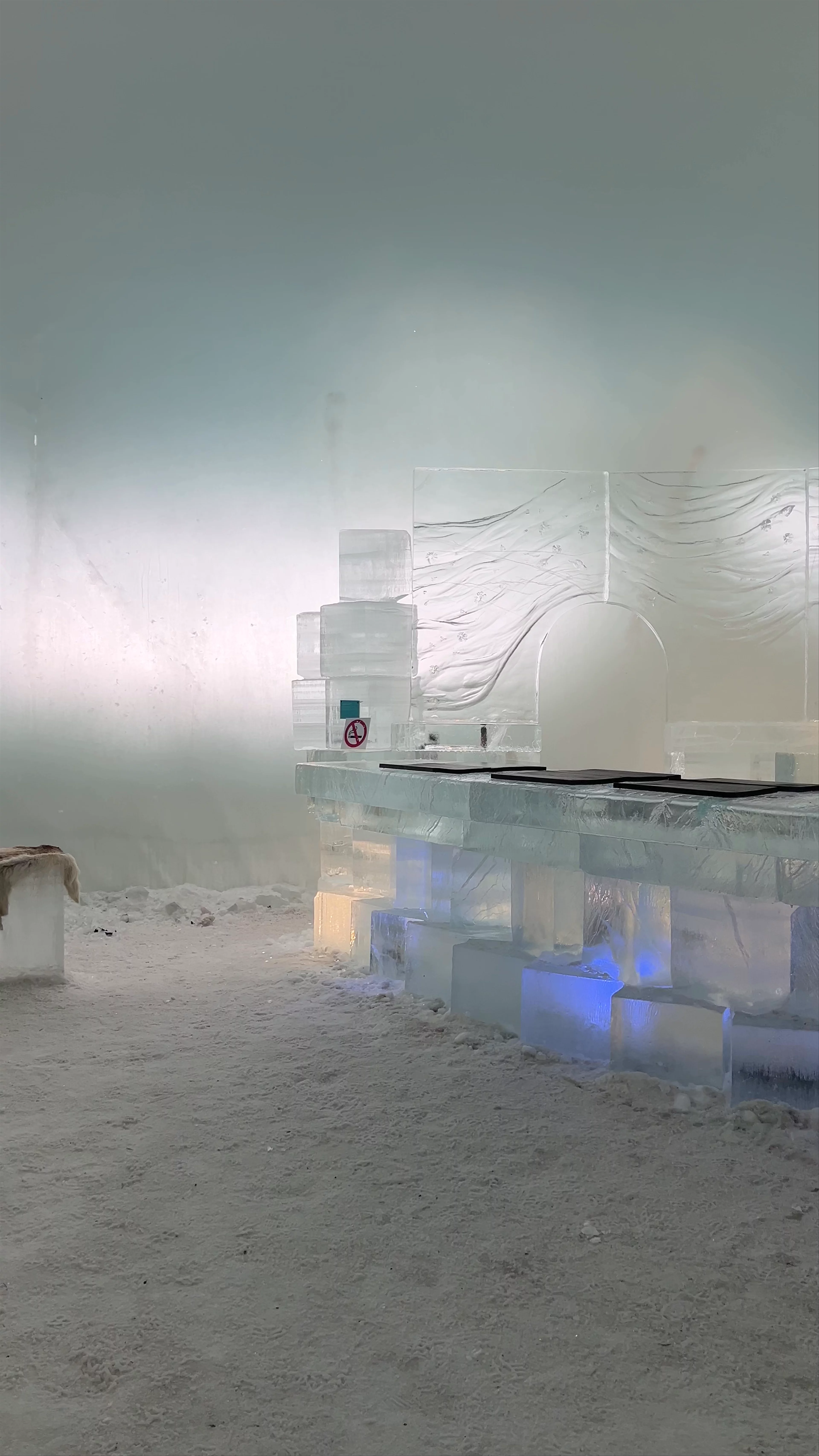 Ice Restaurant of Arctic Snowhotel, Lehtoahontie, Rovaniemi, Finland