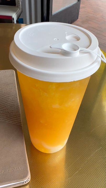 Pink Pig - Mango Boom Fruit Tea - Bubble Tea Near Me - Irvine, California