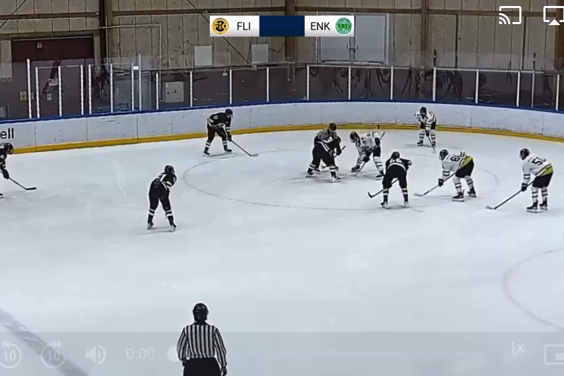 Faceoff win, screening the goalie