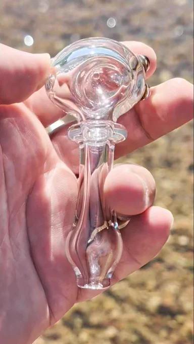 Preview pic of 3.75-Inch - Clear MJK Glass Maria Piece