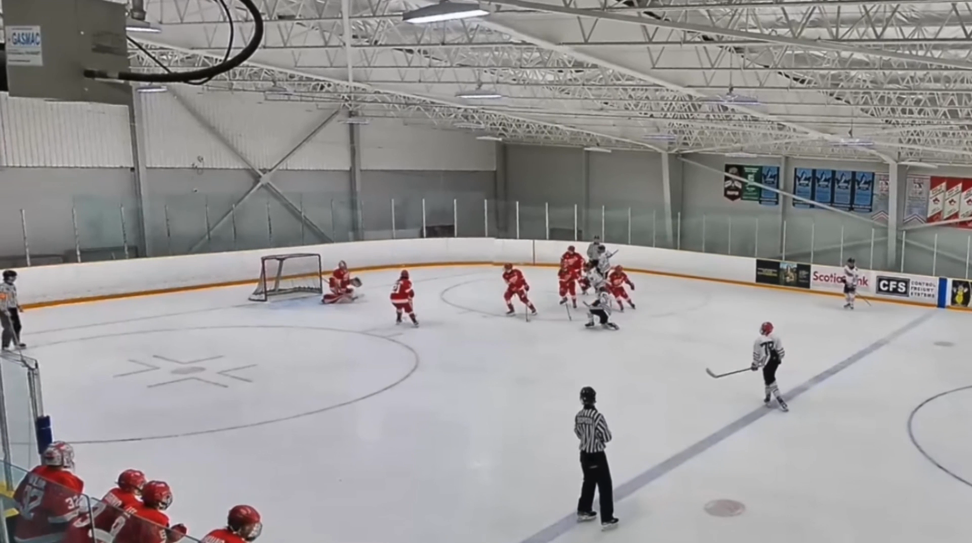 Eric Thibeault:  face-off goal from the Reps Hockey Club