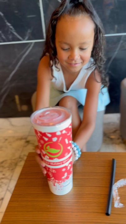 Moon Tea House - Opening the surprise cup - Coffee & Tea Near Me - Roseville, California