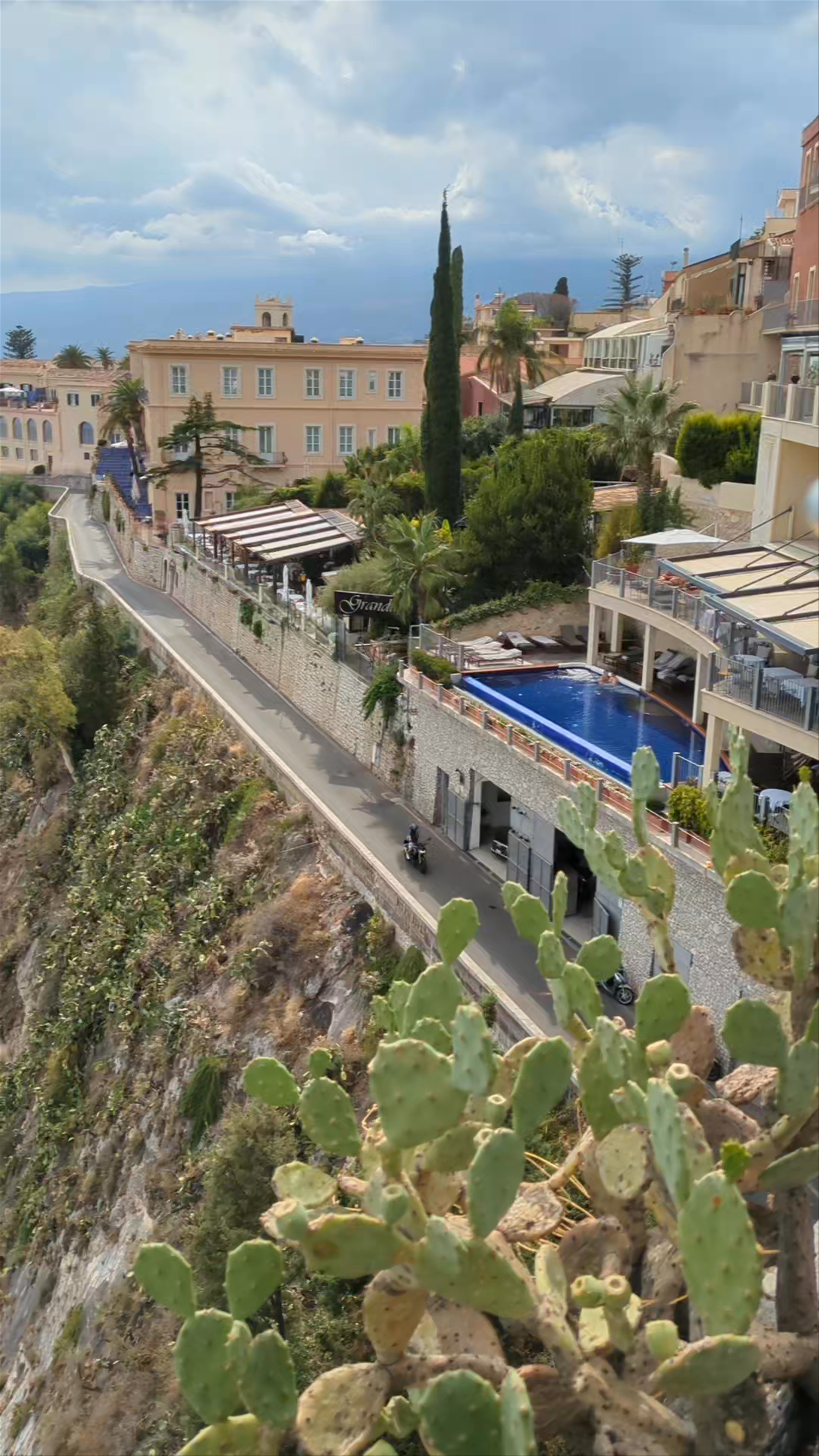 Piazza IX Aprile: Breathtaking Coastal Views in Taormina, Italy