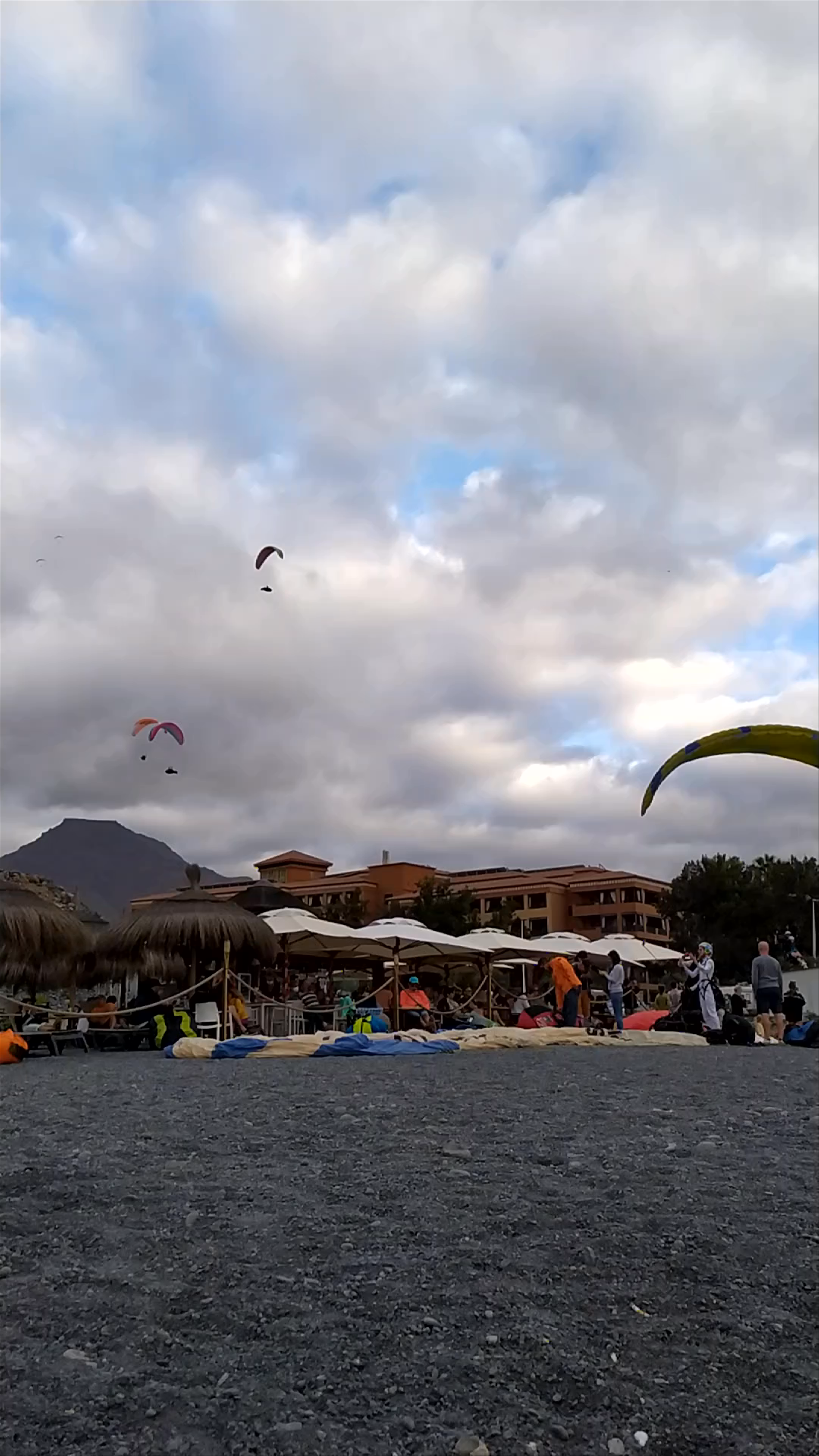 Paragliding and Beach Vibes at Coqueluche Beach Bar, La Enramada, Spain