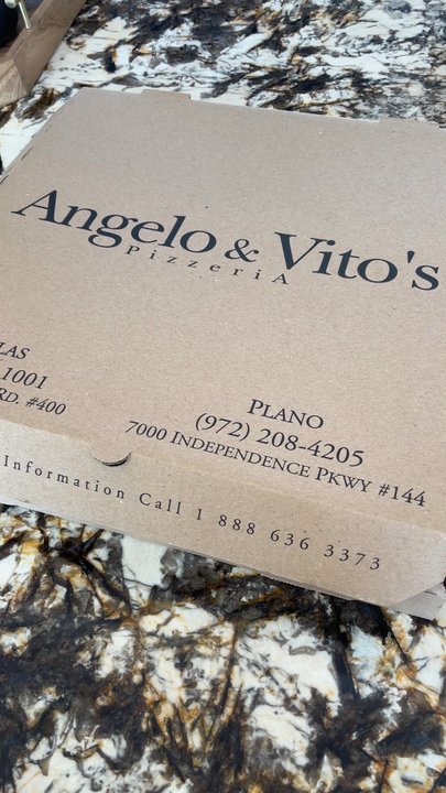 Angelo & Vito's Pizzeria - The X-Large Italiano pizza! - Pizza Near Me - Plano, Texas