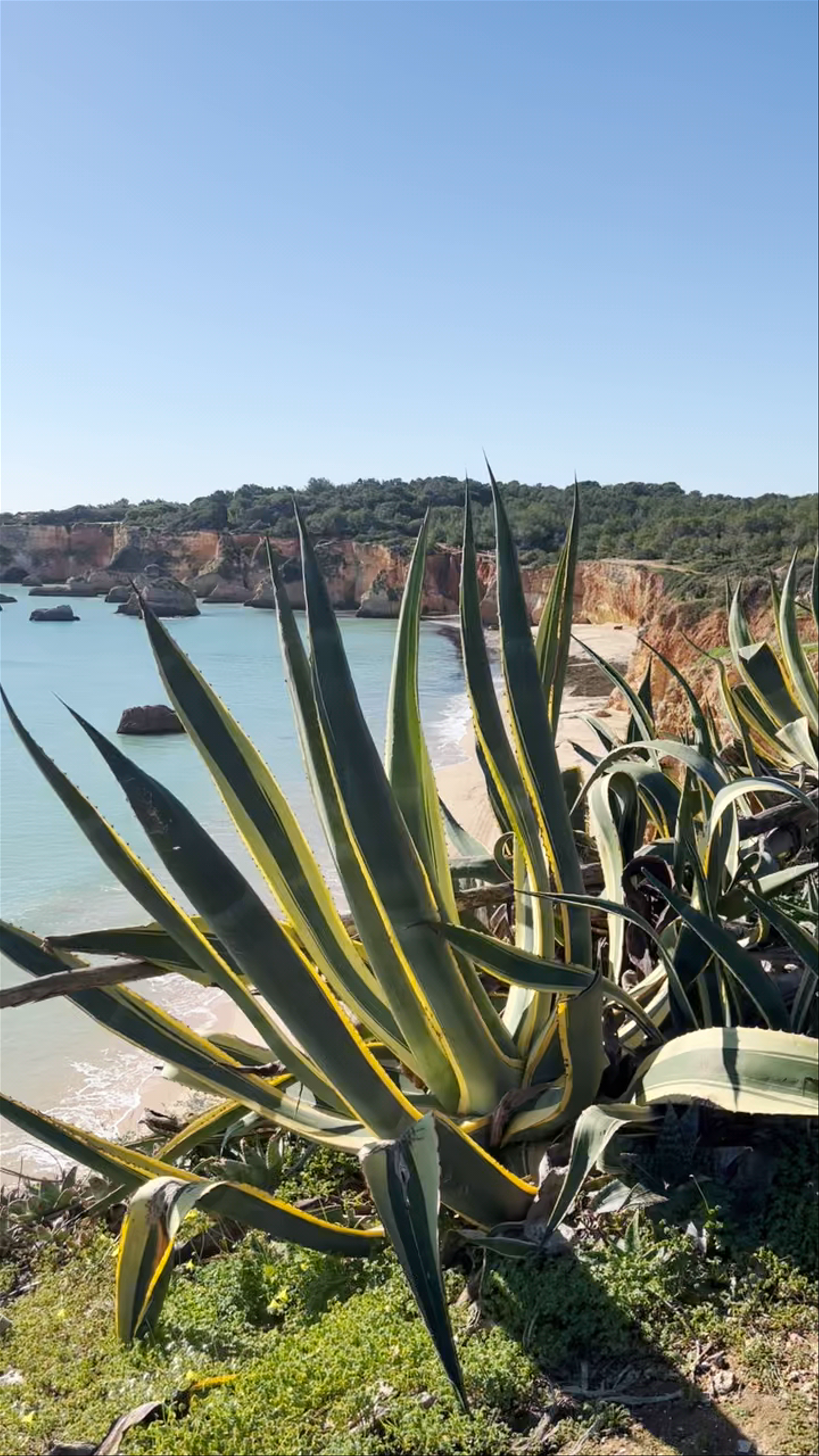 João de Arens Beach: Serene Coastal Beauty in Alvor, Portugal