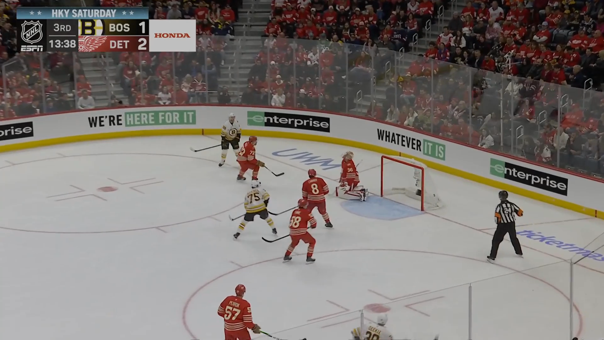Geekie orchestrates three of Boston's four goals with a trio of assists · Mar 21, 2026