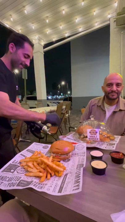Burger Vault - Smoked table side - Burgers Near Me - Temple Terrace, Florida