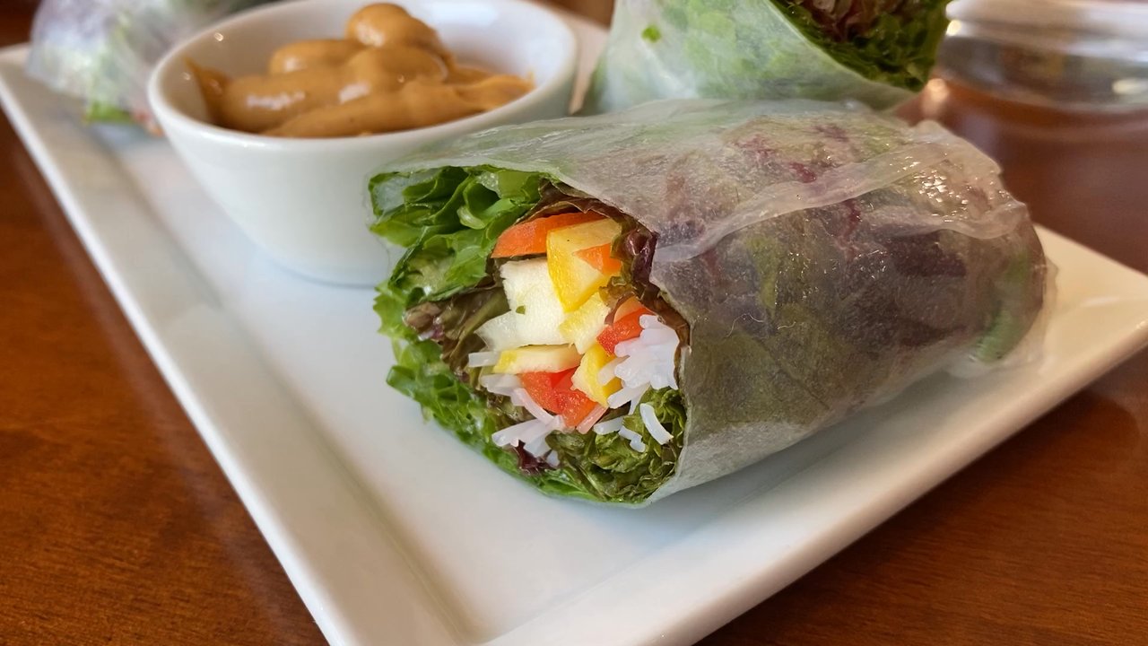Sun Belly Cafe - Summer Rolls - YUM - Vegetarian Near Me - Greenville, South Carolina