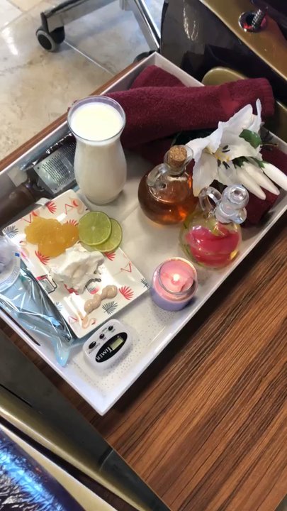 Allure Nail Spa - Milk & Honey Pedicure. Also comes with hot towels, paraffin wax, and hot stones, with hand/foot massages throughout service! - Nail Salons Near Me - Atlanta, Georgia
