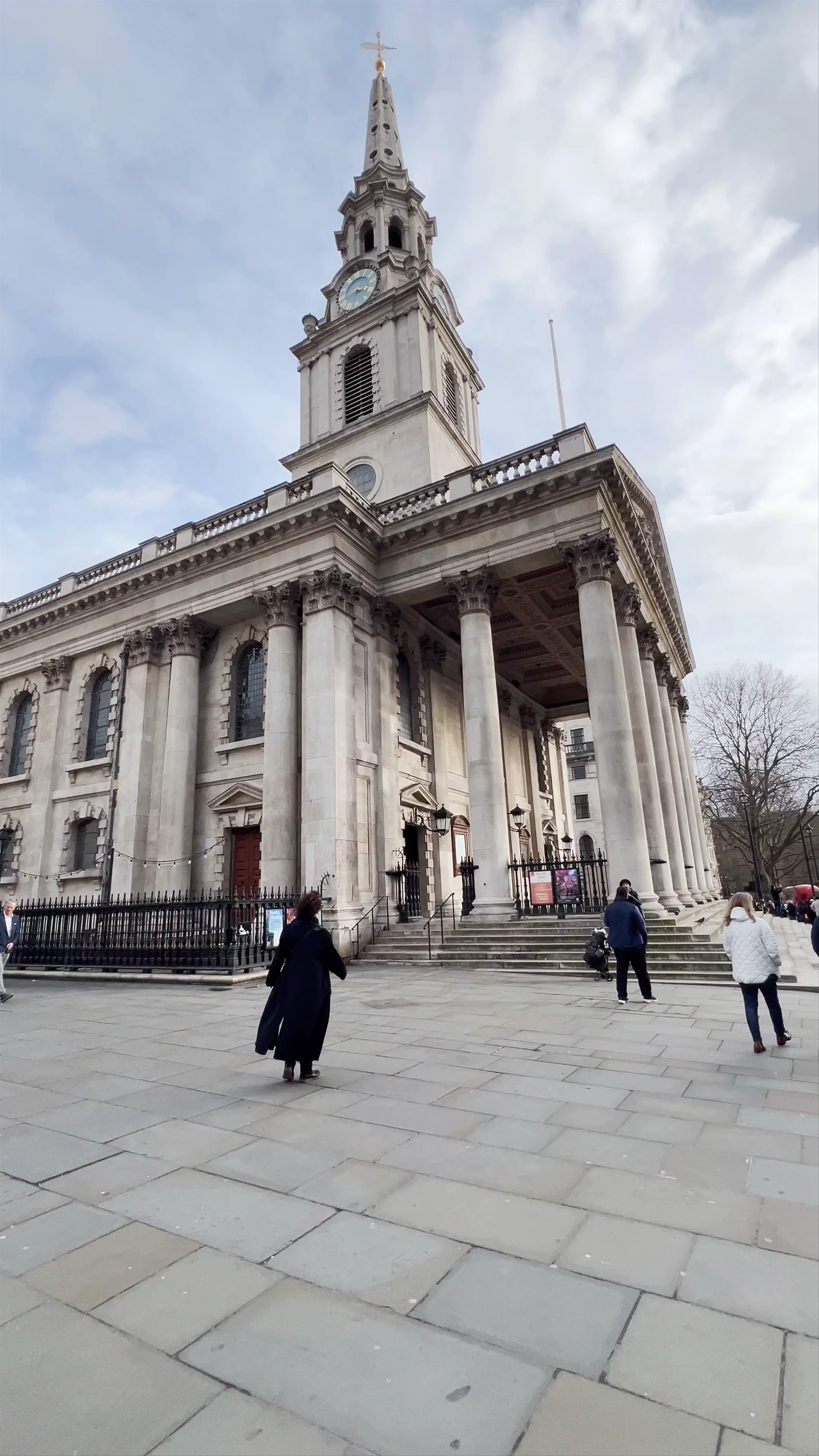 St Martin-in-the-Fields, Trafalgar Square, London, UK