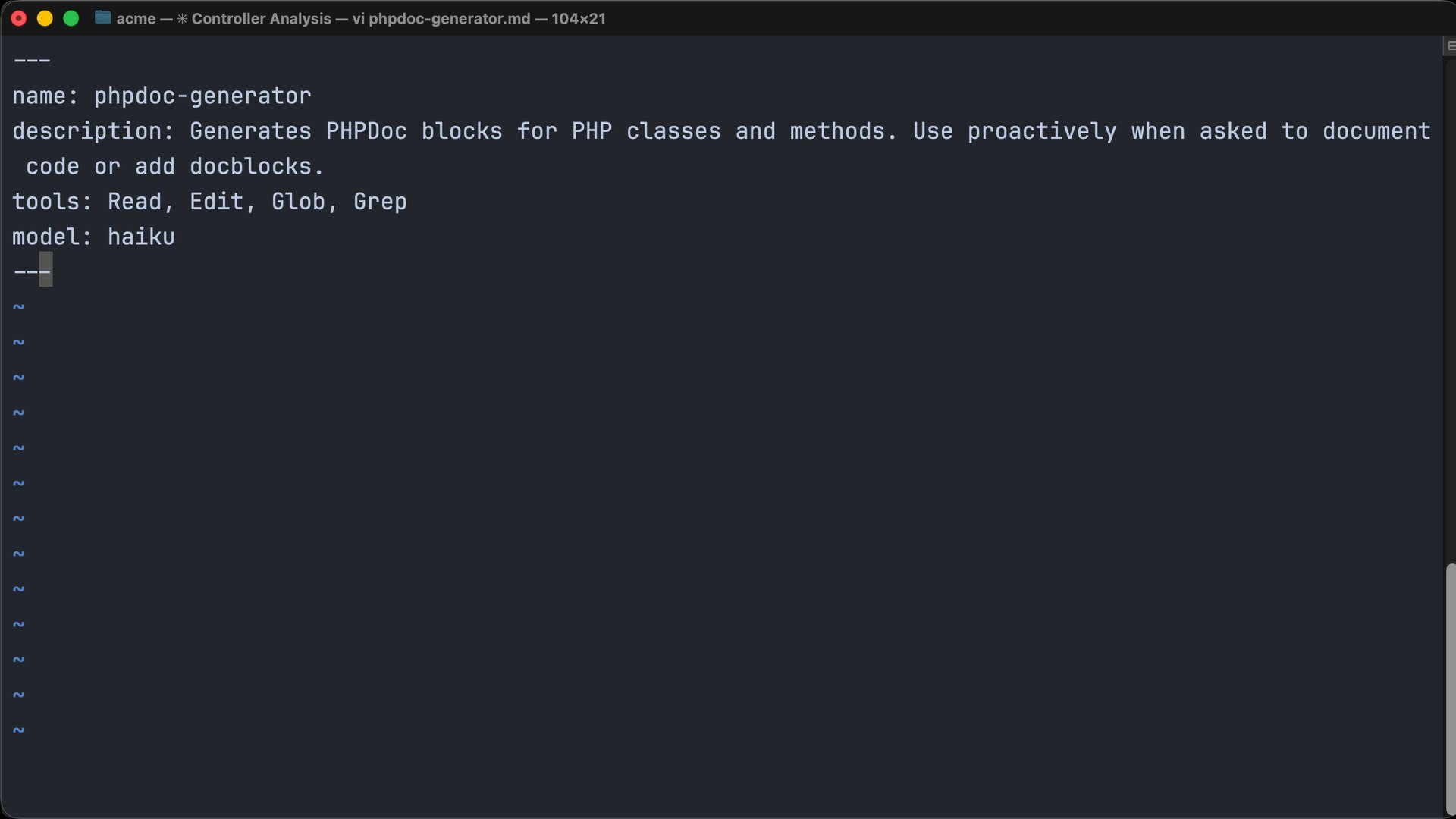 Create a custom subagent in Claude Code