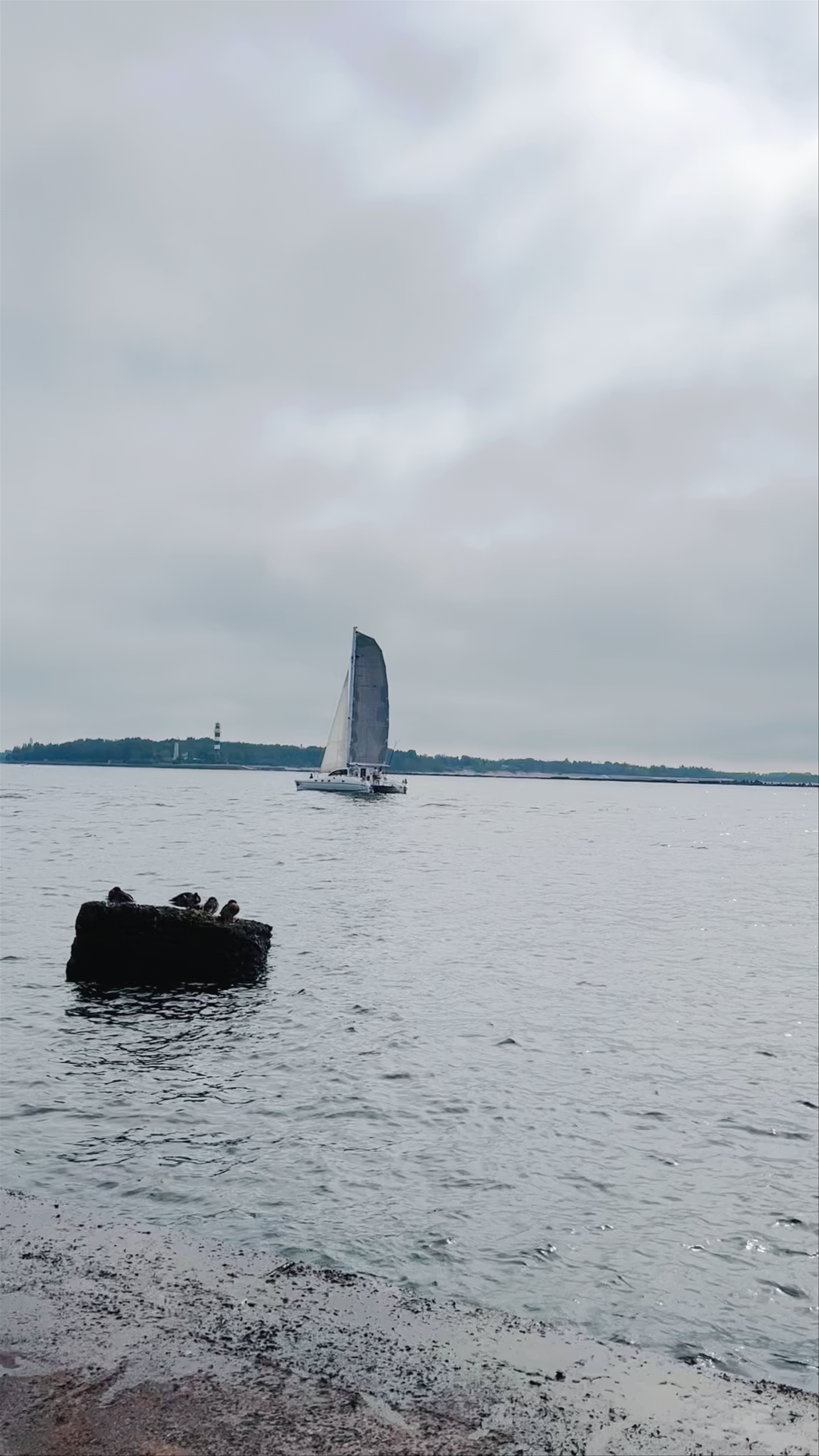 Mangalsala Breakwater Serenity and Sailing in Riga, Latvia
