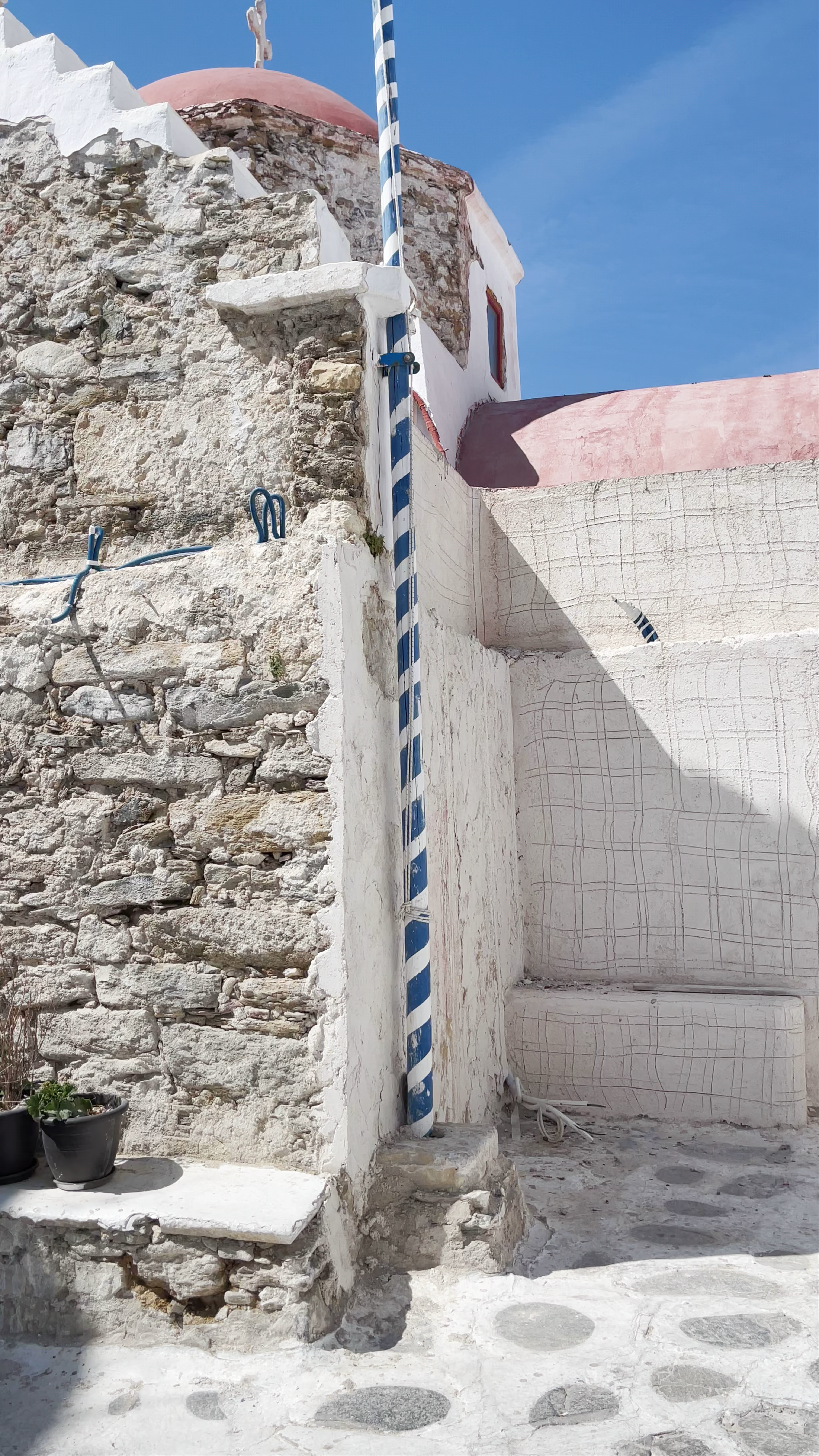 Agia Kyriaki Church and Charming Streets of Mykonos, Greece