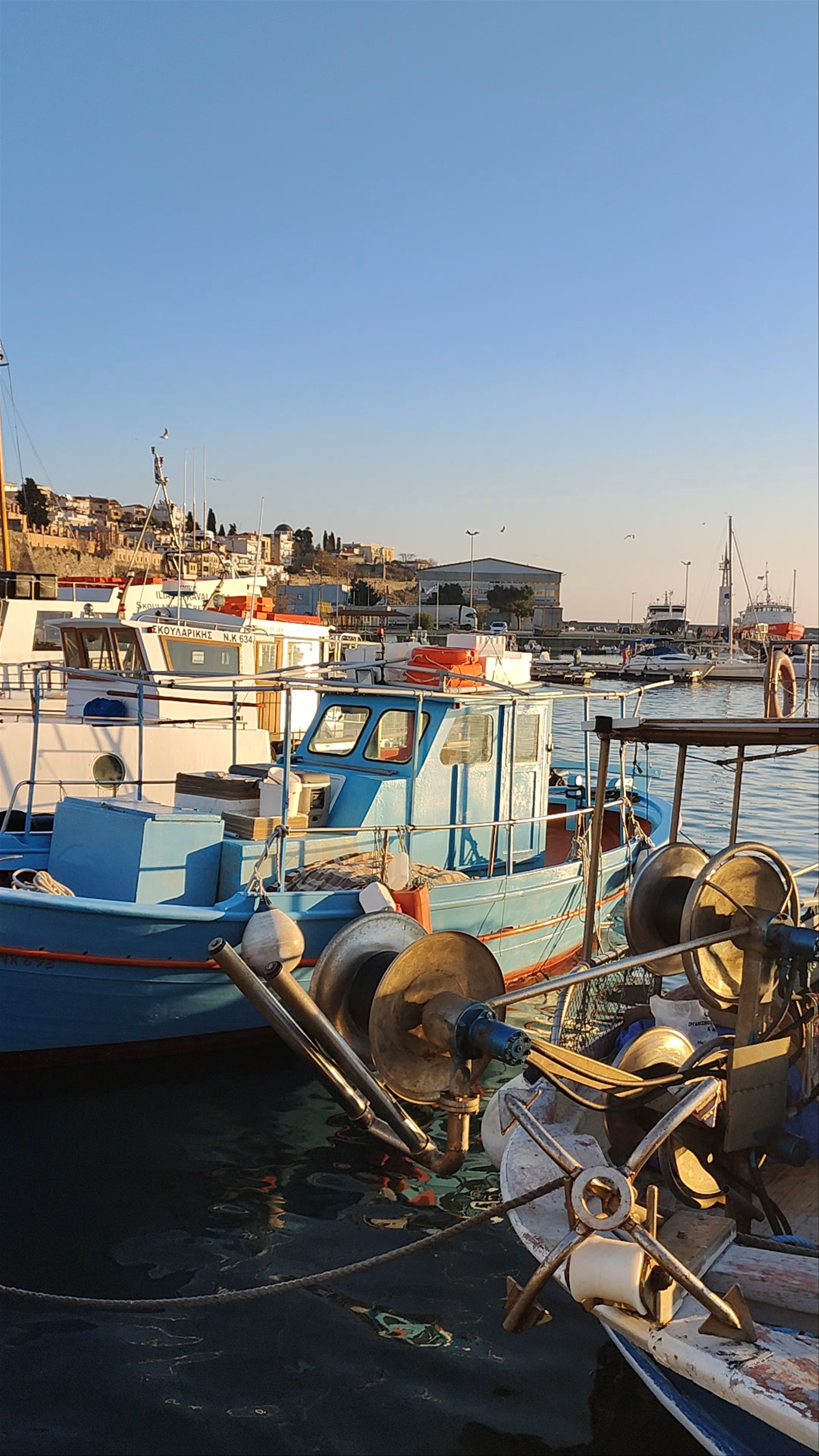 Kavala Port: Golden Hour Stroll in Greece’s Historic Harbor