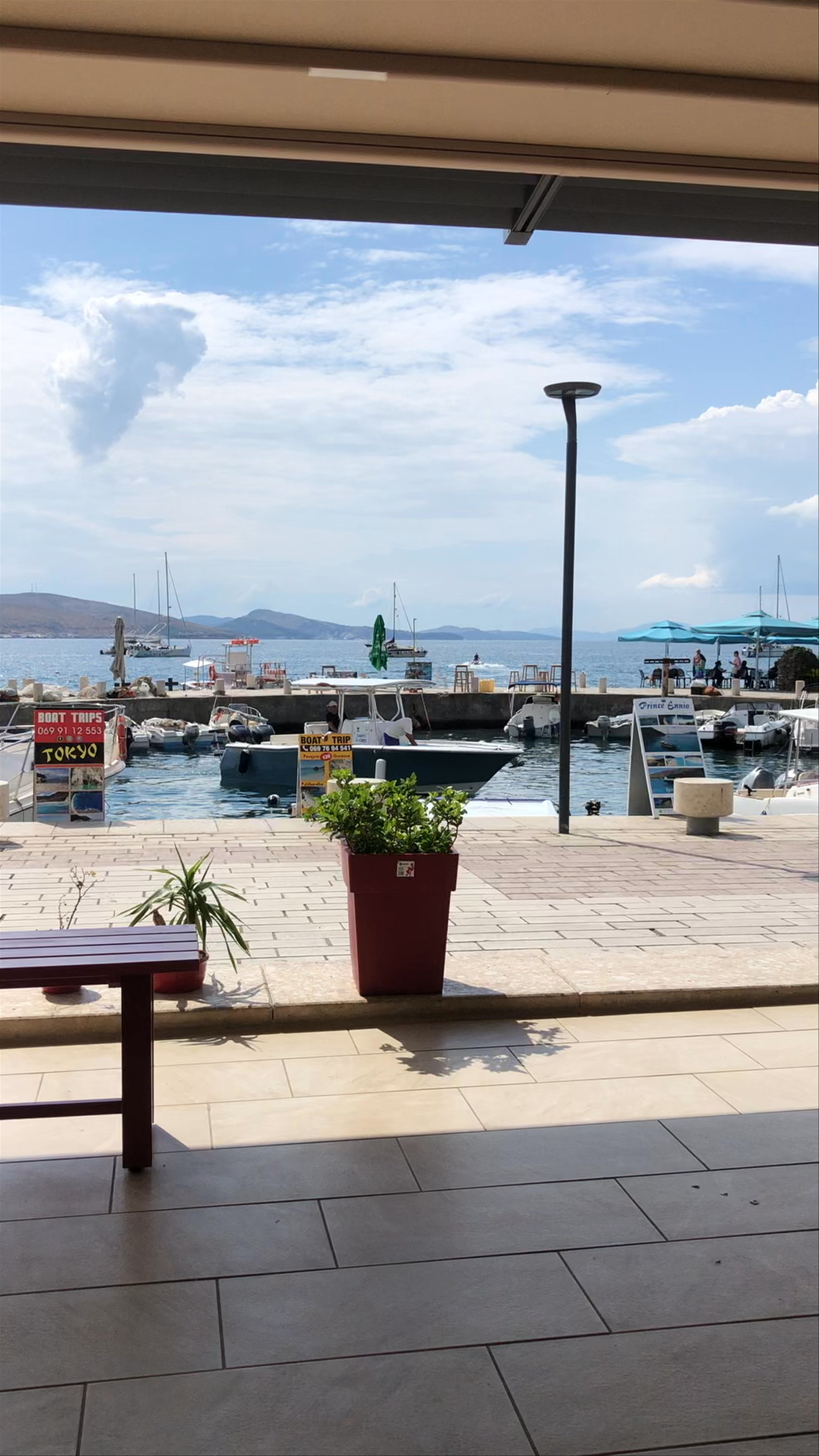 Seaside Serenity at Bar Restaurant Limani in Saranda, Albania