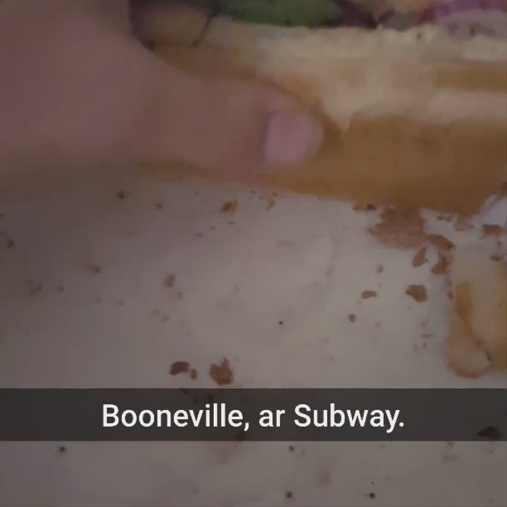 Subway - Lost my online order. Had to go home to get order from wife. Out of 2 breads I wanted. Gave us 2 free cookies and hard stale bread. - Sandwiches Near Me - Booneville, Arkansas