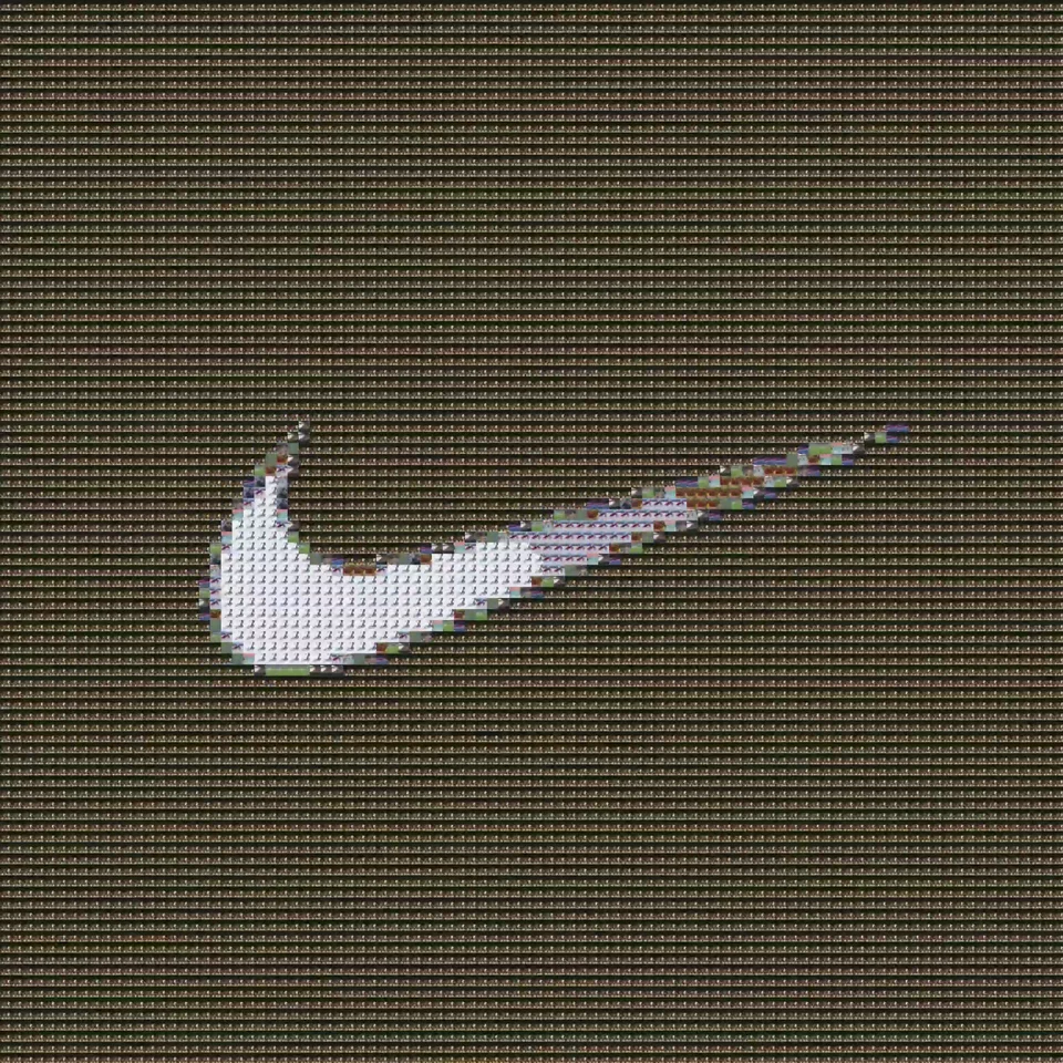 Video for Nike: A montage of athletes celebrating victories forms a dynamic grid. As the videos align, they transform into the iconic Nike Swoosh, embodying triumph and perseverance.