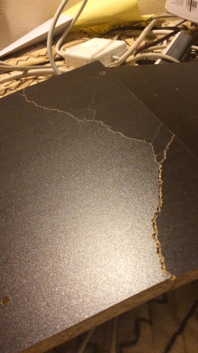 OC Goodwill Boutique - I can handle a small, hairline crack. That's salvaged. This is unsellable. Unacceptable for $14.99. - Women's Clothing Near Me - Tustin, California
