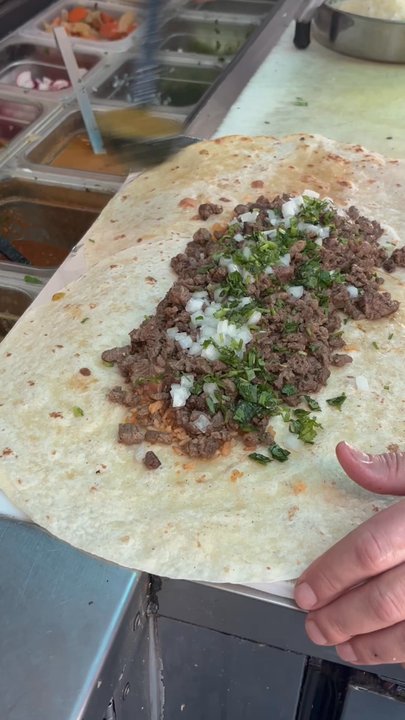 The Happy Taco - monster burrito - Mexican Near Me - Turlock, California