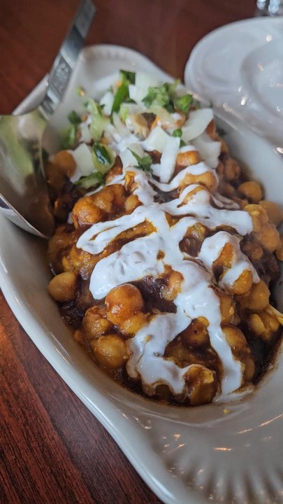 Naan & Brew - Chicken Samosa With Chaat. Highly recommend!!! - Indian Near Me - Bellingham, Washington