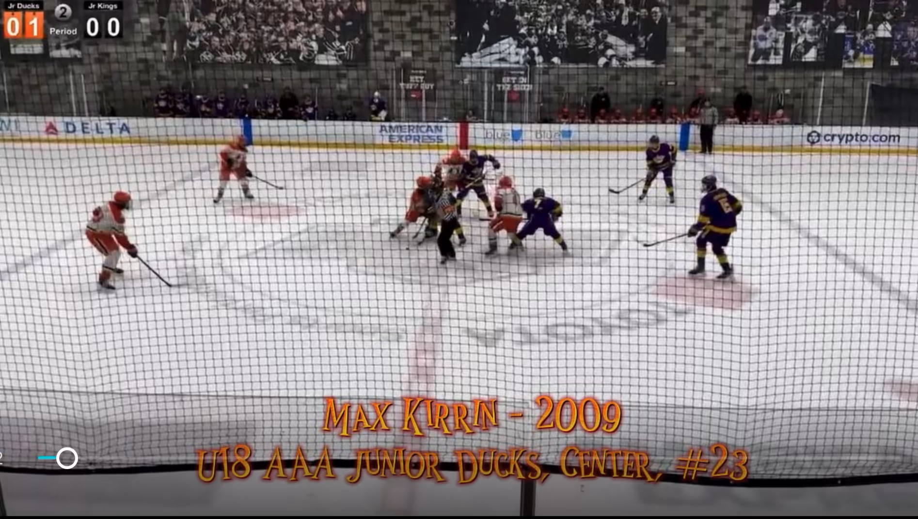 Max Kirrin's Impressive Goal Highlights | Anaheim Jr. Ducks 18U AAA