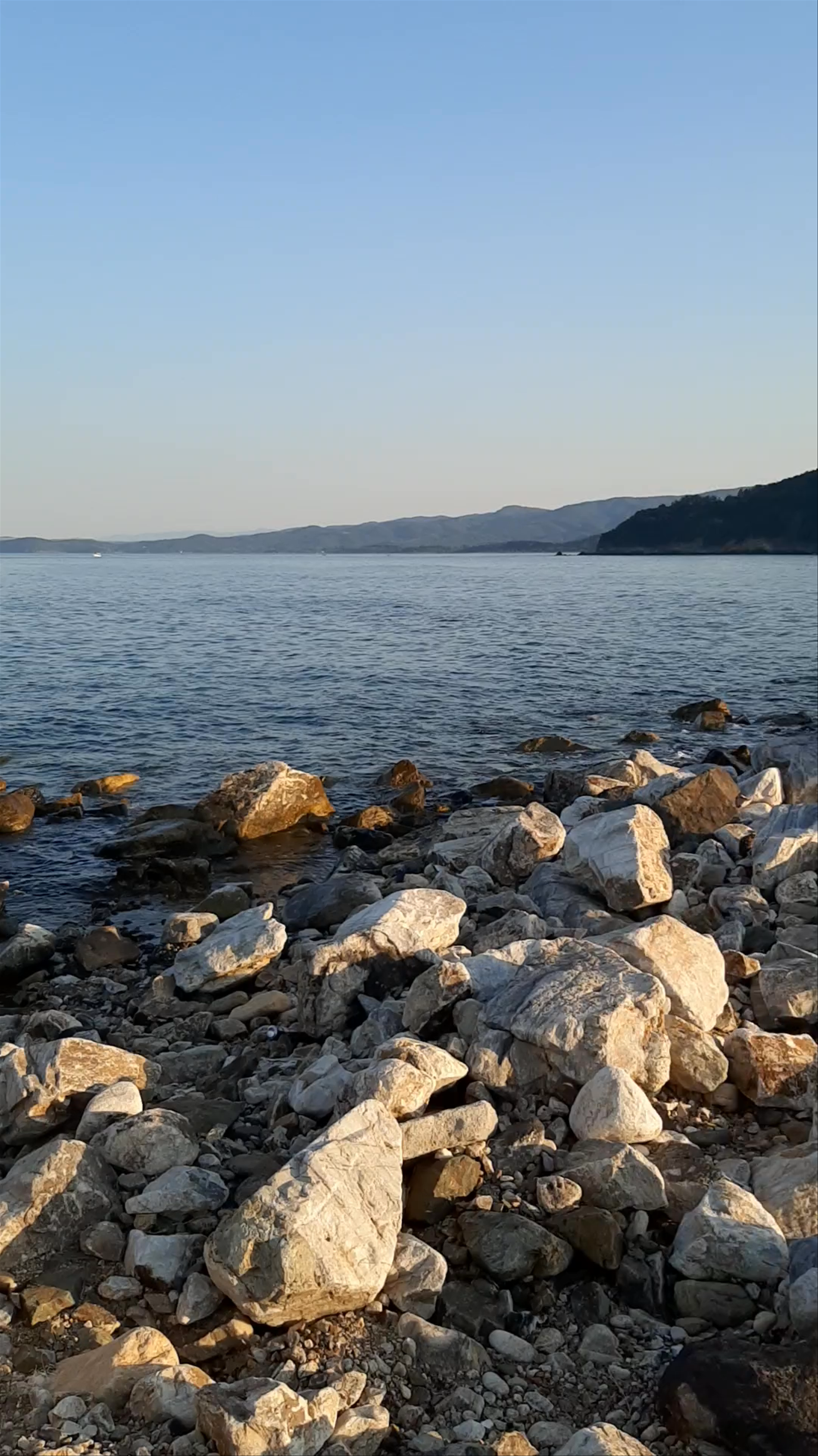 Serene Sunset at Stratoni Beach, Greece