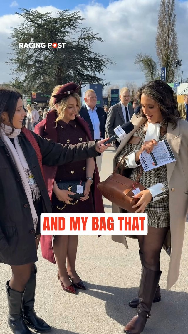 Stylish ladies at Cheltenham