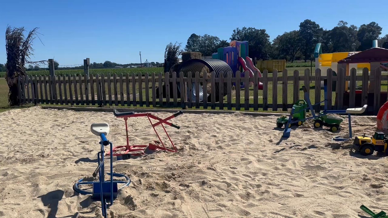 Hubb's Farm - Sand playground! - Pumpkin Patches Near Me - Clinton, North Carolina
