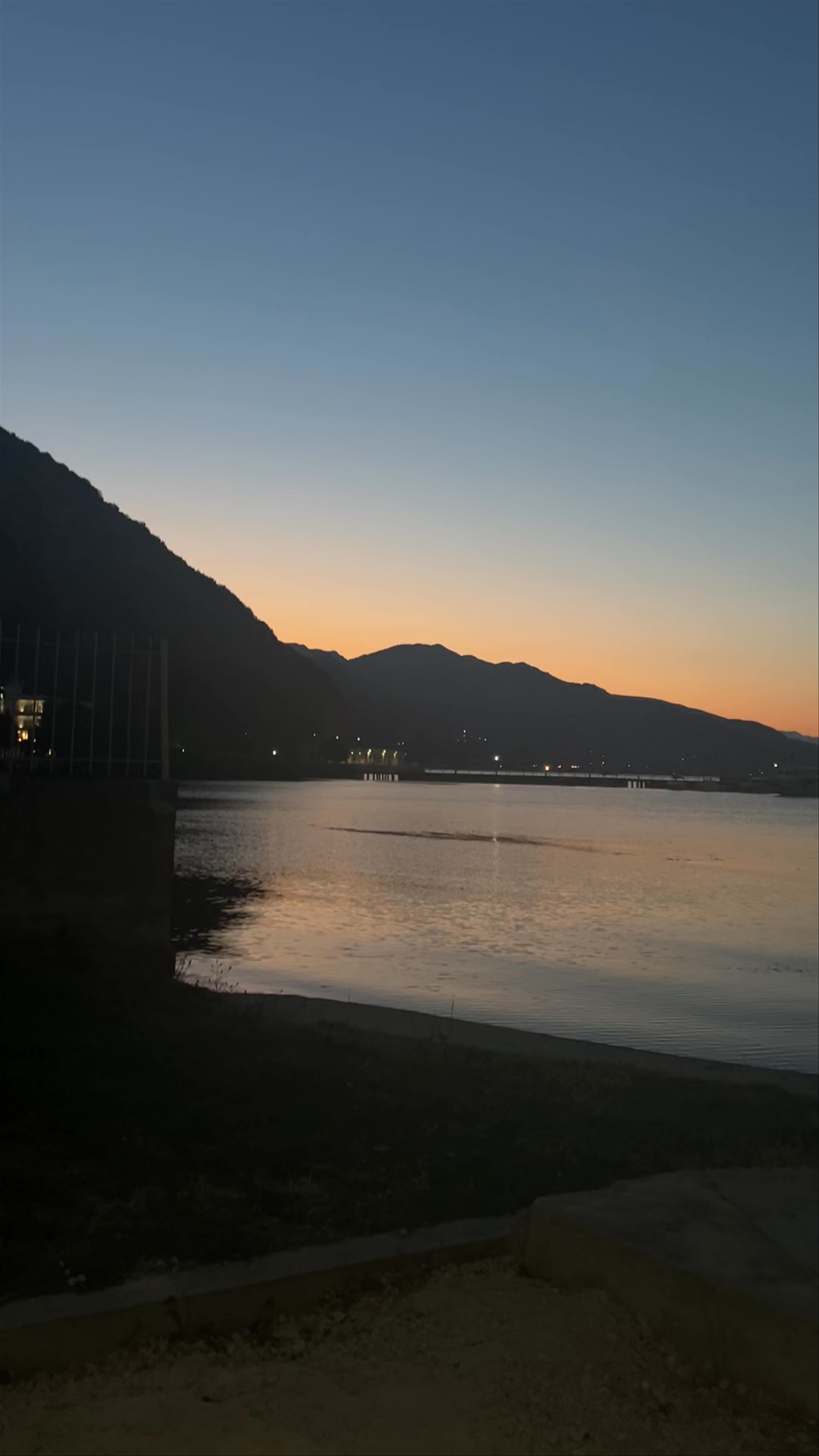 Sunset Serenity at Pogradec Beach, Albania