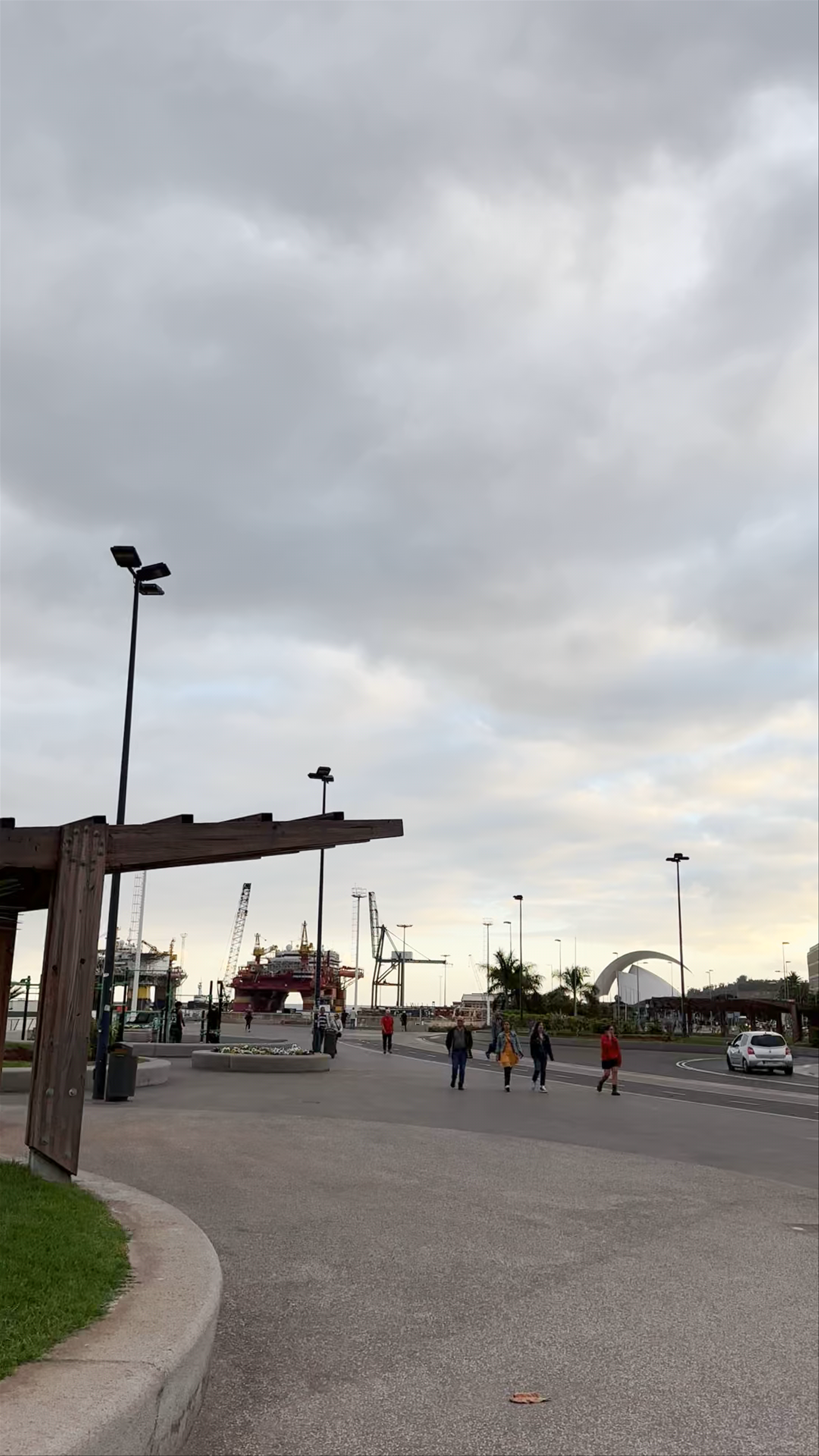Evening Walk Along the Waterfront and Historic Plaza in Santa Cruz de Tenerife