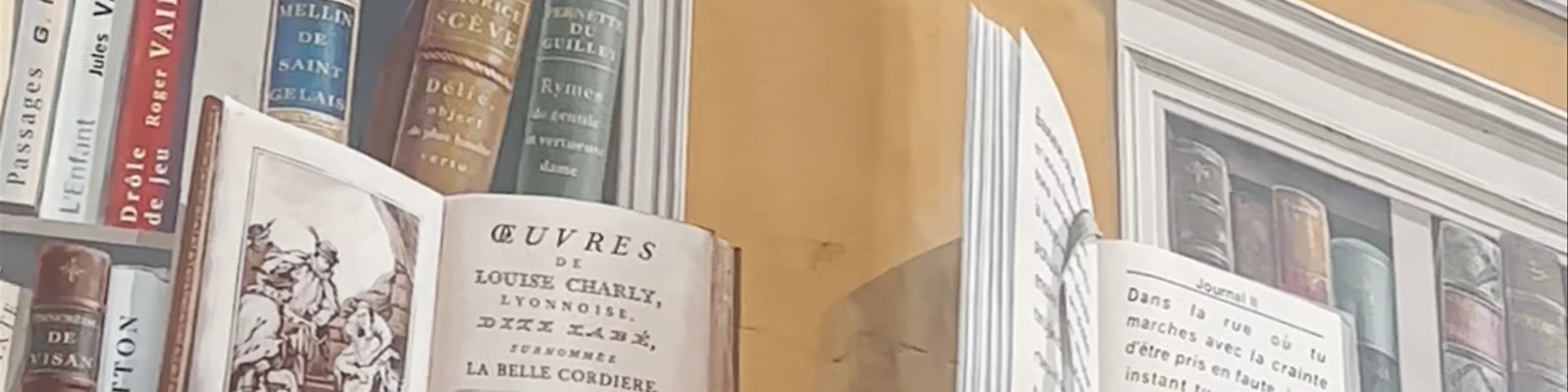 Fresco de La Biblioteca de la Ciudad