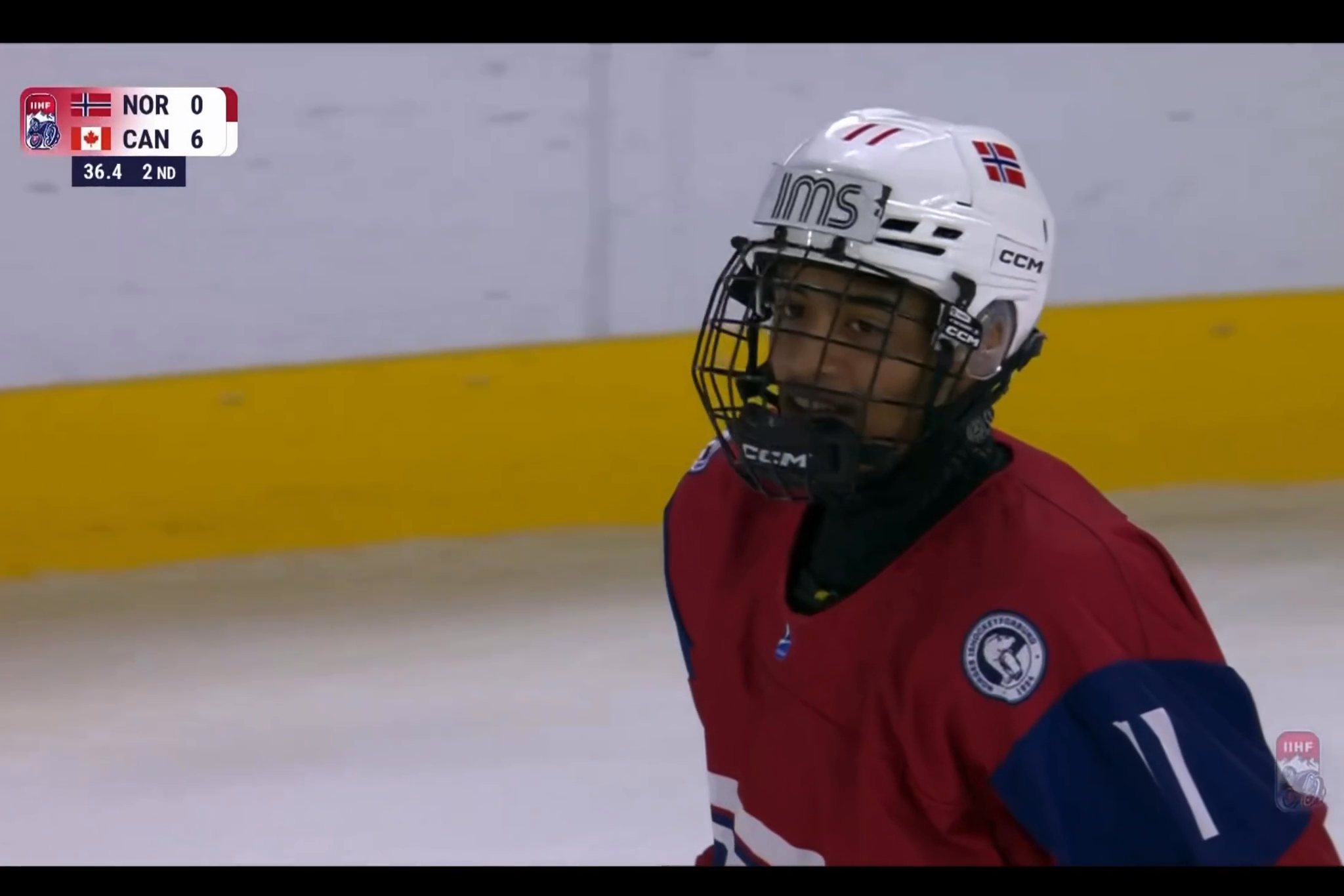 Berge Nergård: Norway U18 vs Canada U18 Highlights