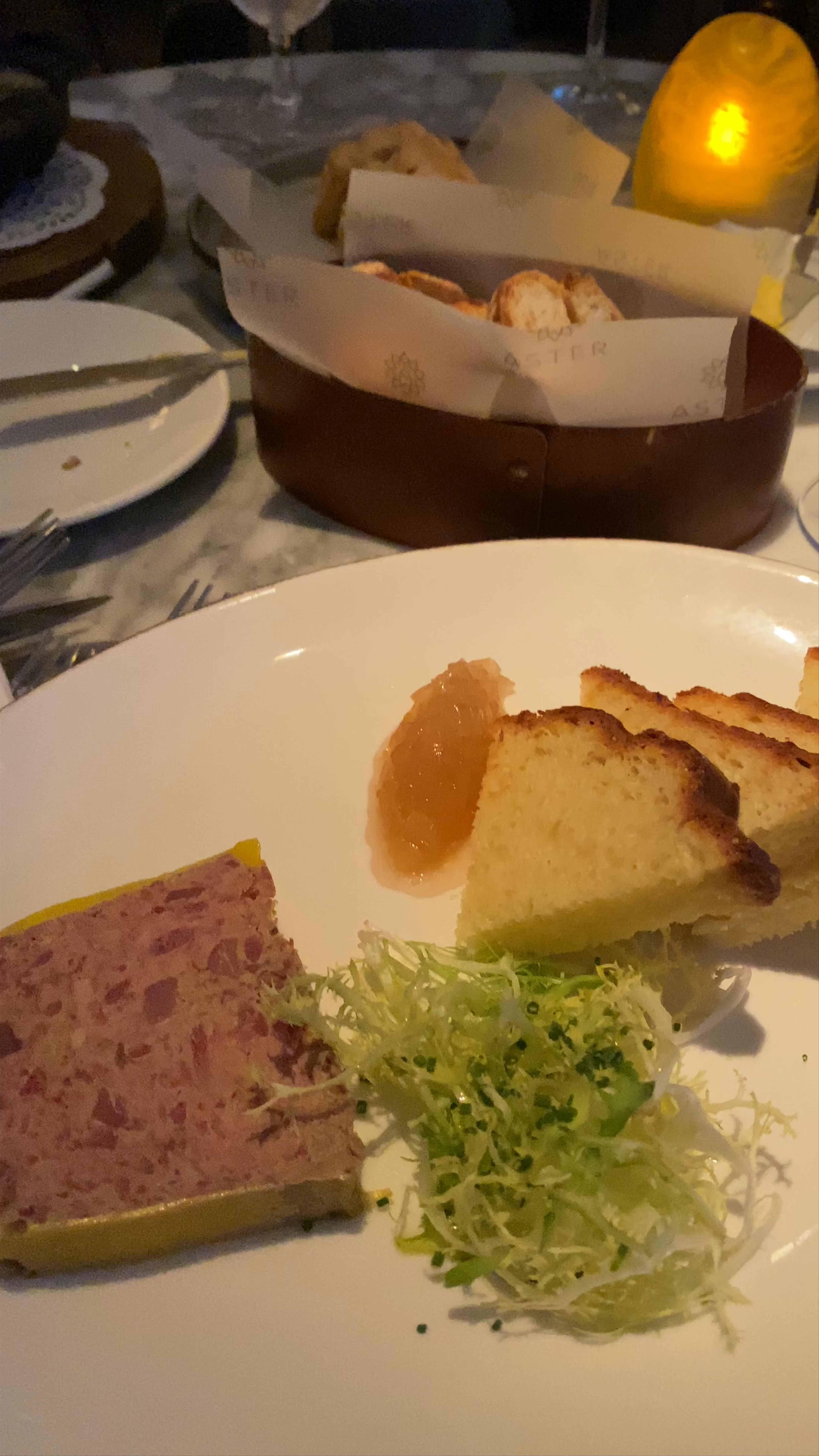 Intimate Evening Dining at Aster, Victoria Street, London