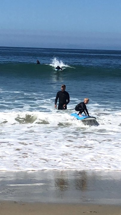 CA Surf N Paddle - My 5 year old - Paddleboarding Near Me - Laguna Beach, California